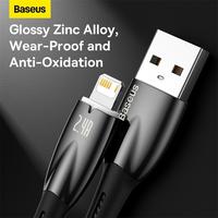 Gambar KABEL USB-A TO LIGHTNING IPHONE BASEUS GLIMMER 2,4A FAST CHARGING DATA CABLE QUICK CHARGE dari btgcom Kota Denpasar 4 Tokopedia