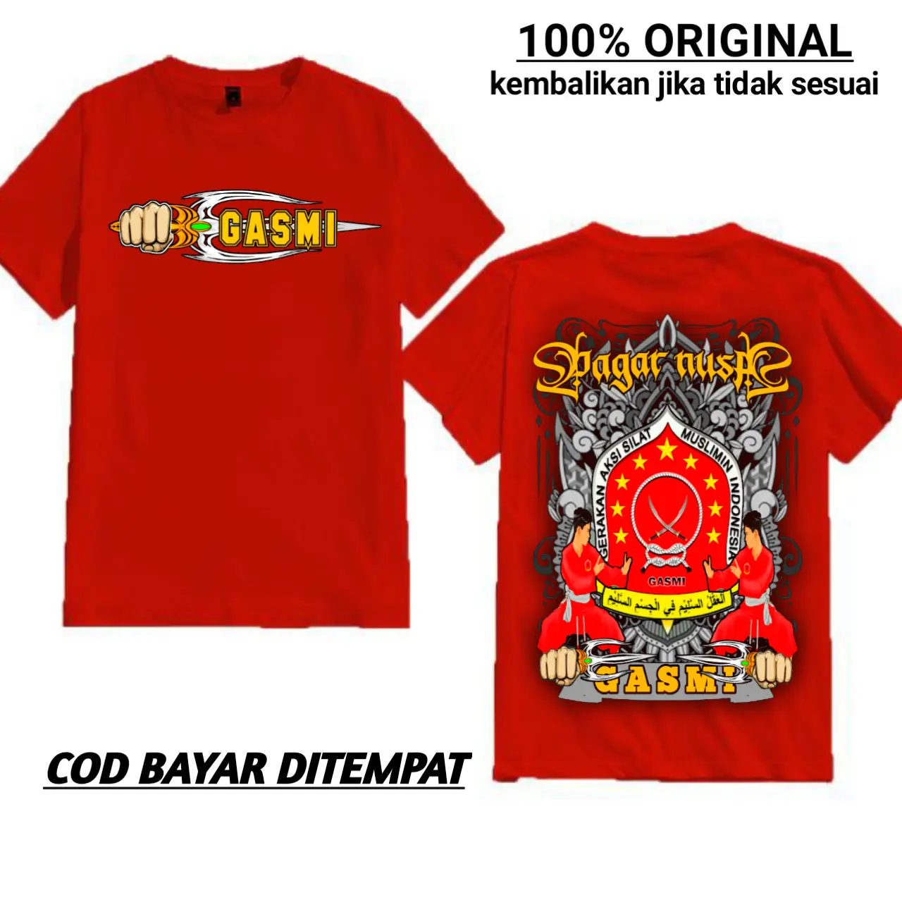 kaos gasmi pagar nusa cod