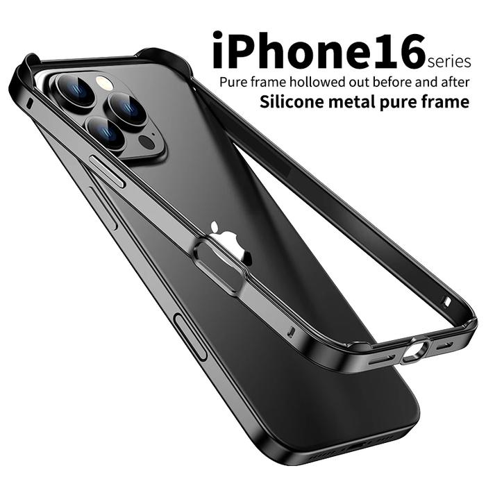 Jual Luxury Aluminium Metal Bumper Case for iPhone 16 15 14 13 12 Pro ...
