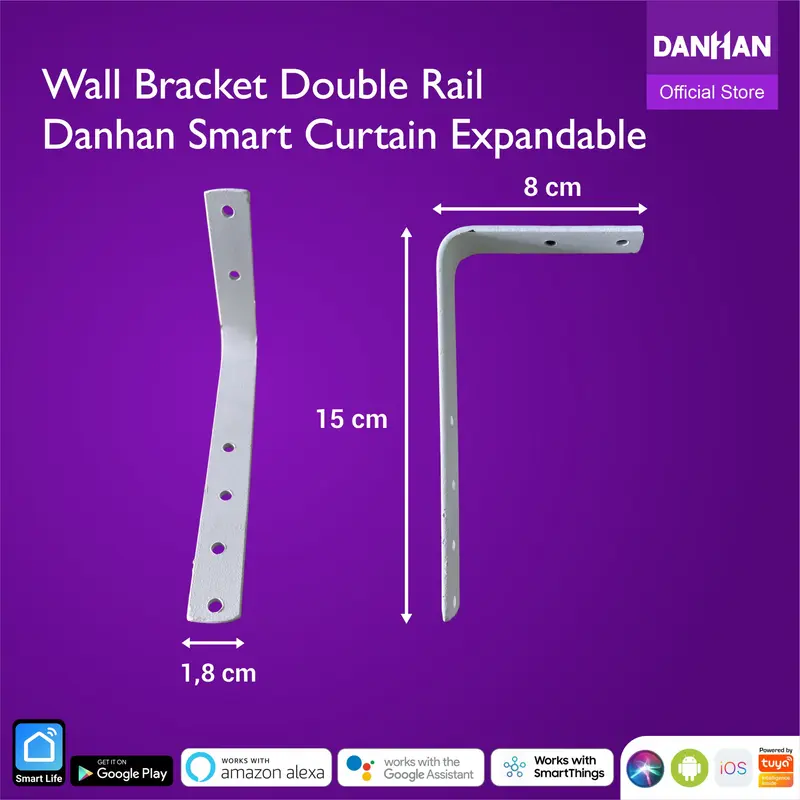 Bracket Danhan Smart Curtain Single Rel & Double Rel 3