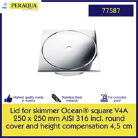 Gambar Tutup Skimmer Box Kolam Renang Material SS 250 x 250mm, PERAQUA Buatan Austria (77587) dari PT Esparindo Dayamegah Kota Administrasi Jakarta Pusat 1 Tokopedia