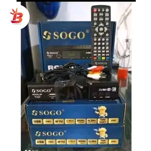 Set Top Box STB Sogo DVB T2 Digital Receiver TV Sogo Biru