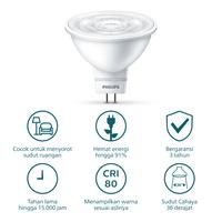 Gambar Philips Lampu Spotlight Essential LED MR16 GU 5.3 4.5W 36D Putih dari Philips Lighting Bogor Kab. Bogor 4 Tokopedia