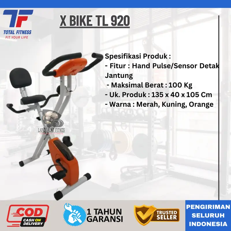 Sepeda Fitnes Statis X Bike Total TL-920 Harga Murah 0