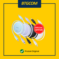 Gambar KABEL USB TYPE-C TO USB-C BASEUS FREE2PULL 60W FAST CHARGING MULTI COLOR QUICK CHARGE DATA TRANSFER 1M - Ungu dari btgcom Kota Denpasar 1 Tokopedia