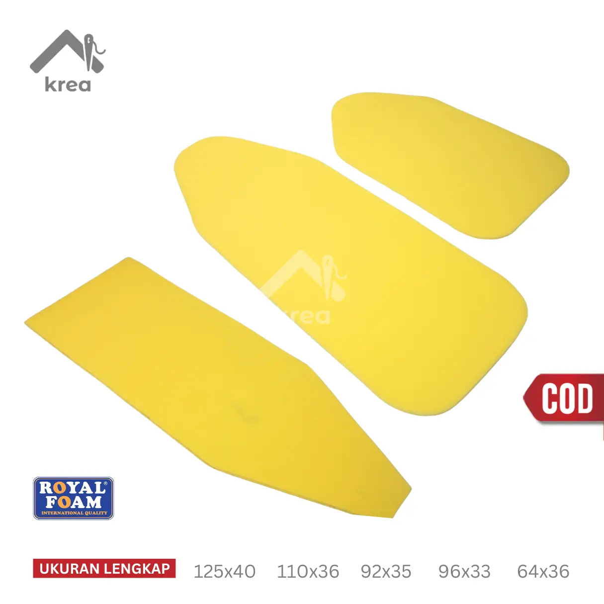 KREA || Busa Refill Alas Meja Setrika Royal Foam Tahan Panas Tebal ± 1 cm