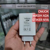 Gambar Adaptor kepala charger Infinix Note 40 / Note 40 pro 5G 45W original Copotan asli - kabel dari omjok Kota Administrasi Jakarta Utara 2 Tokopedia