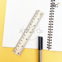 Gambar TRG Wooden Ruler 15 cm RLW-15 - Penggaris Mistar Kayu 15cm TRG dari ATK & Co Kota Bandung 4 Tokopedia