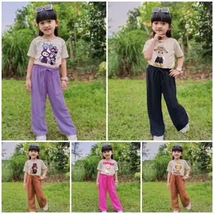 Setelan anak LABUBU/pakaian anak perempuan/fashion anak usia 4-11 thn