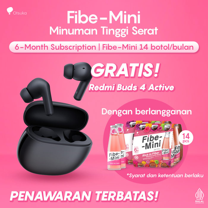 Fibe Promo Code Promo FIBE MINI 100 ml - 14 Botol FREE Redmi Buds 4 Active ...