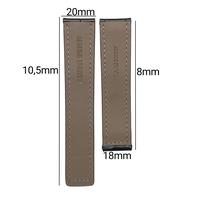 Gambar Tali Jam Tangan 20 MM Replacement Strap Leather Carrera Aquaracer Monaco 9078.20 - 9078.20 HM dari Watch Band N strap Kota Surabaya 2 Tokopedia