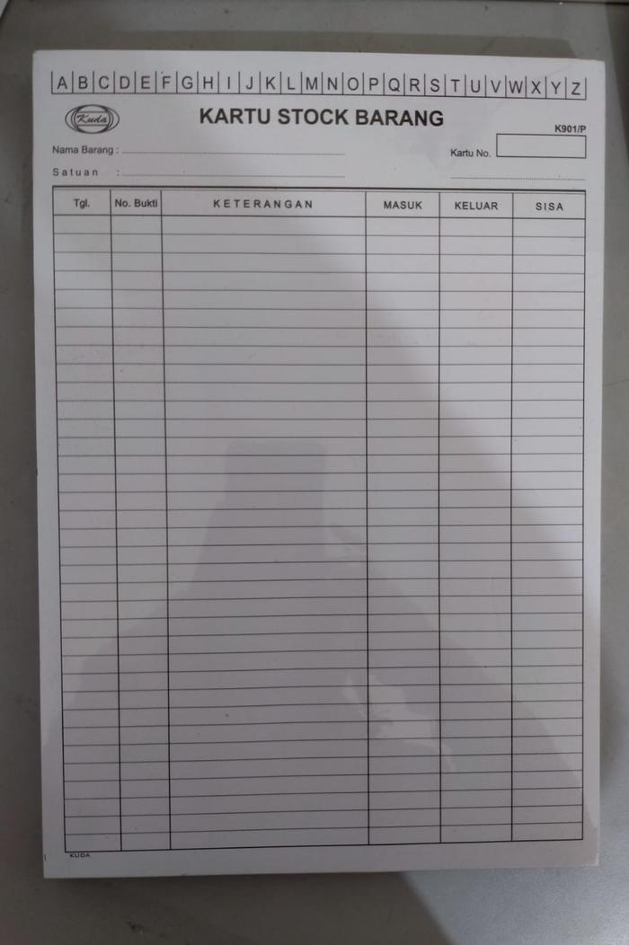 Gambar Kartu Stock Stok Barang Ukuran Folio F4 Putih dari Mitra Office_NEW Kota Surabaya Tokopedia