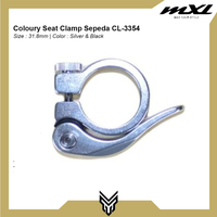 Gambar COLOURY Seatclamp Sepeda 31.8 34.9 Quick Release CL3354 Seatpost Sadel Penjepit QR - Silver, 31.8 dari MXL Sports Indonesia Kota Administrasi Jakarta Selatan 3 Tokopedia