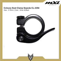 Gambar COLOURY Seatclamp Sepeda 31.8 34.9 Quick Release CL3354 Seatpost Sadel Penjepit QR - Silver, 31.8 dari MXL Sports Indonesia Kota Administrasi Jakarta Selatan 4 Tokopedia