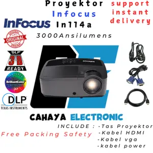Infocus In114A / 3000 Lumens / 15.000:1 HDMI
