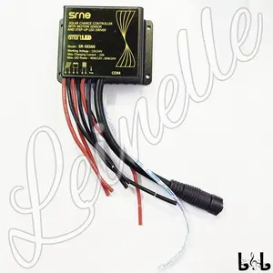 SRNE Solar Charge Controller with Motion Sensor and Step-Up LED Driver