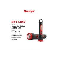 Gambar SURYA Lampu Senter Charge LED SYT L015 Baterai Putih dari Homeklik Living Kota Bekasi 2 Tokopedia
