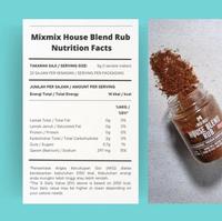 Gambar Mixmix House Blend Rub Bumbu Marinasi Serba Guna Rendah Lemak Spices Cajun Seasoning BBQ Grill 110 gram - Tani Dry Rub dari Alora Essential Kota Administrasi Jakarta Utara 5 Tokopedia