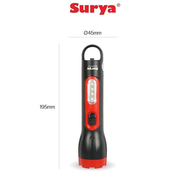 Gambar SURYA Lampu Senter Charge LED SYT L015 Baterai Putih dari Homeklik Living Kota Bekasi Tokopedia
