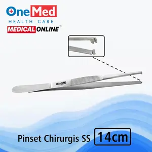 PINSET CHIRURGIS 14CM / PINSET CHIRUGIS 14 CM ONEMED MEDICAL ONLINE