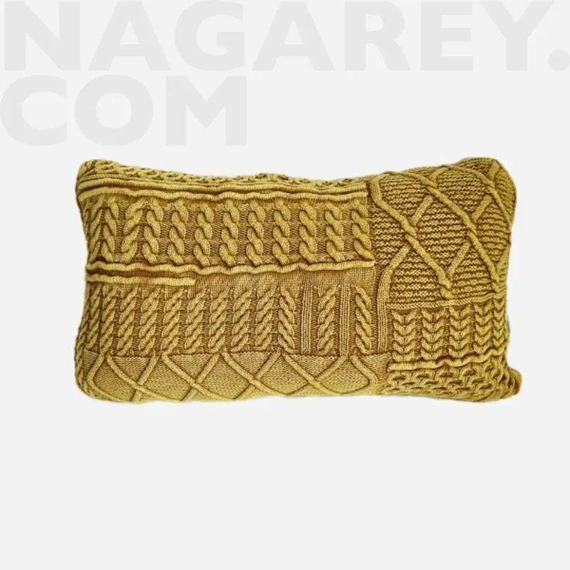 Maiden Cushion Cover 50 30 Mustard Sarung Bantal Sofa Kursi Cotton