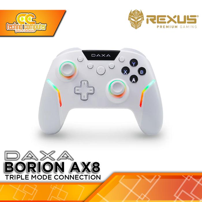 Gambar GAMEPAD REXUS DAXA BORION AX8 Wireless Multi Platform Gamepad dari Techno Computer Bali Kota Denpasar Tokopedia