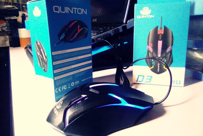 Gambar Mouse RGB Gaming Quinton D3 dari Novemberian Kab. Bandung Barat Tokopedia