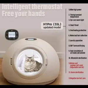 Mesin Pengering Hewan Pet UV Sterilizer Dryer Box Pet Drying Box Dehydrator