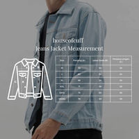 Gambar Houseofcuff Jaket Denim / Jeans Tebal Unisex Pria Wanita Denim Biru - M dari House of Cuff Kota Administrasi Jakarta Barat 3 Tokopedia