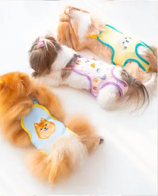 Baju Terusan Popok Menstruasi Anjing Loop Jumper By Furrever Size M