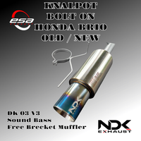 Gambar KNALPOT MOBIL NDK EXHAUST DK 03 V3 BOLTON HONDA BRIO LAMA ALL NEW BRIO KNALPOT RACING MOBIL SISTEM BAUT MUFFLER SUARA BASS dari NDK Exhaust Distributor Kab. Purbalingga 5 Tokopedia