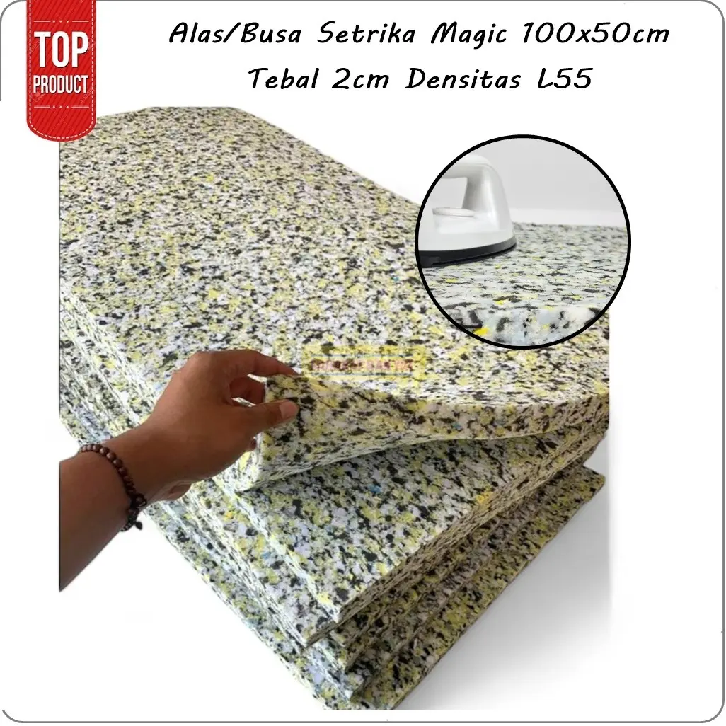 Busa Setrika Alas Setrika Padat Tebal 100x50cm