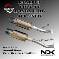 Gambar KNALPOT MOBIL NDK EXHAUST DK 03 V3 BOLTON HONDA BRIO LAMA ALL NEW BRIO KNALPOT RACING MOBIL SISTEM BAUT MUFFLER SUARA BASS dari NDK Exhaust Distributor Kab. Purbalingga 1 Tokopedia