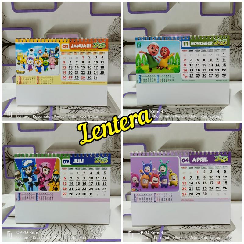 kalender meja standar 2025 1