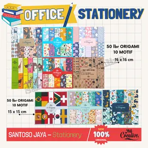 Kertas Lipat - 50 Origami - Fancy 15x15 cm - INA Creative