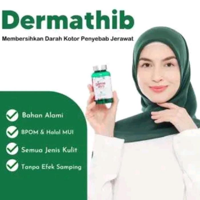 Gambar Kapsul Derma thib Herbal Obat Jerawat Isi 60 | Dermathib dari Etamilku Official Kota Administrasi Jakarta Timur Tokopedia