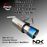 Gambar KNALPOT MOBIL NDK EXHAUST DK 03 V3 BOLTON HONDA BRIO LAMA ALL NEW BRIO KNALPOT RACING MOBIL SISTEM BAUT MUFFLER SUARA BASS dari NDK Exhaust Distributor Kab. Purbalingga 3 Tokopedia