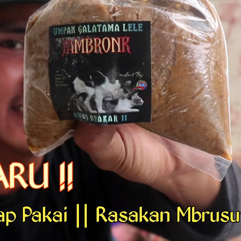umpan galatama lele JAMBRONK 300g SIAP PAKAI - GENTAK PANCING 1