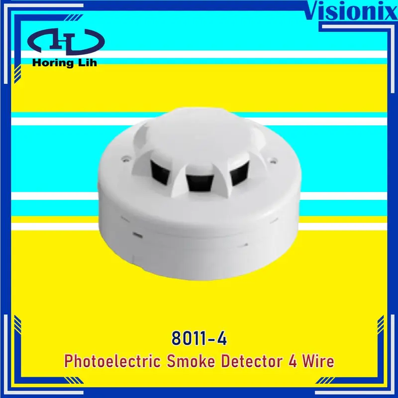 Smoke Detector 4 Wire Horing Lih 8011-4 3