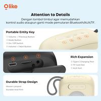 Gambar SPEAKER PORTABLE OLIKE SF7 HIFI SOUND MAX BASS 8 JAM KETAHANAN WIRELESS BLUETOOTH V5.3 dari btgcom Kota Denpasar 5 Tokopedia