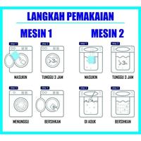 Gambar TABLET PEMBERSIH MESIN CUCI / DEEP CLEANING WASHING dari Lestari Motor 2 Kota Administrasi Jakarta Barat 2 Tokopedia