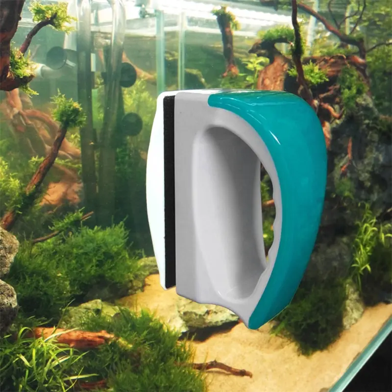 Magnet Pembersih Kaca Aquarium Magnetic Brush Size Small Medium Large