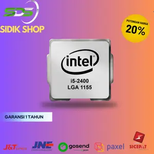 Prosesor Intel Core i5-2500-i5-2400 Cache 6M, hingga 3,40 GHz
