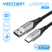 Gambar Vention Kabel Data Charger Type C Micro Usb Fast Charge Nylon Braided dari Vention Authorized Store Kota Administrasi Jakarta Barat 1 Tokopedia