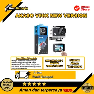 AKASO V50 X 4K New Version 30fps WiFi Action Camera - V50X - Original
