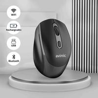 Gambar Mouse AVINIC Wireless / RF 2.4GHz + Bluetooth - Black, Wireless RF dari SOFTCOM Official Store Kota Medan 5 Tokopedia
