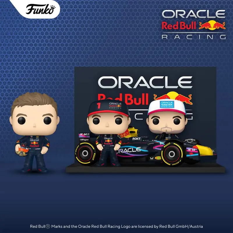 Funko Pop Formula 1 Oracle Red Bull Racing Max Verstappen Sergio Perez 0