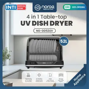 NORGE | 4 In 1 Table-Top UV Dish Dryer 52L 350W (NG-DD52UV)