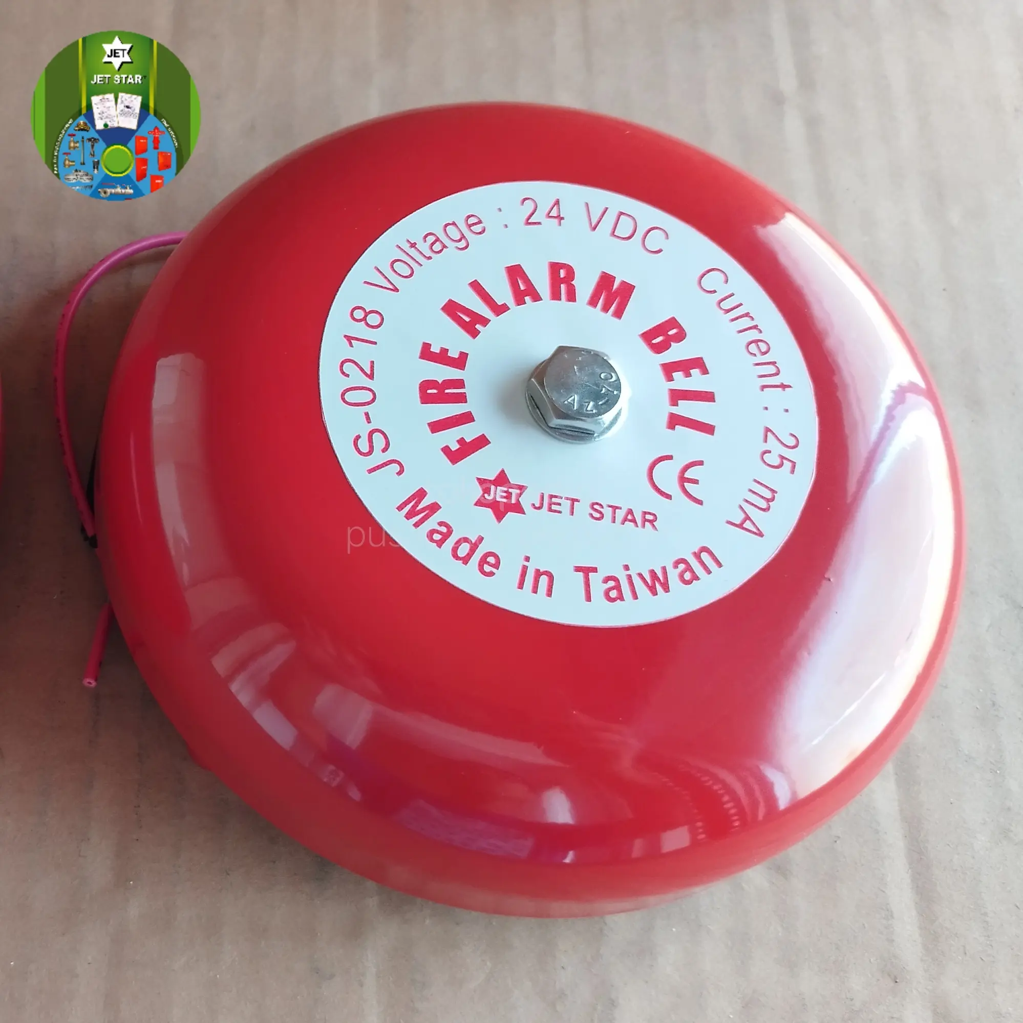 alarm bell merk jet star 6" 24volt JS-0218