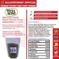 Gambar ( PAKAN ) WISHBONE CAT ROOST REPACK 450 GR DRY FOOD MAKANAN KUCING dari Rajapetshop Official Kota Surabaya 3 Tokopedia